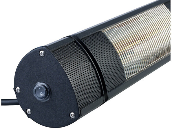 Chauffage radiant d'extérieur 3000 W à infrarouge IRW-3100 . Tubes dorés longue durée de vie.