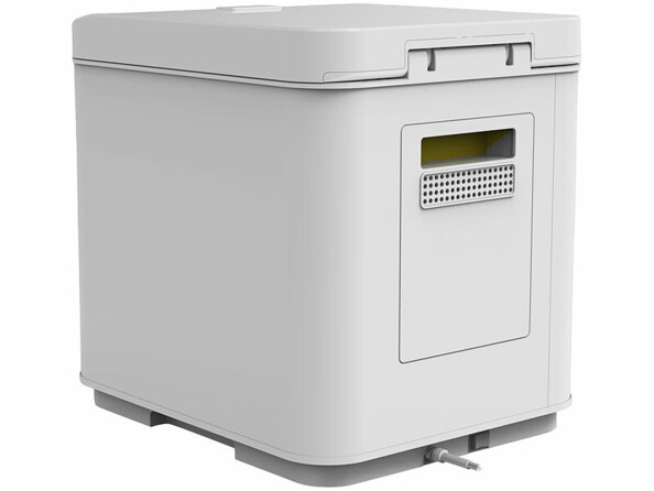 Composteur électrique de cuisine 3,7 L actif K-05 vue arrière