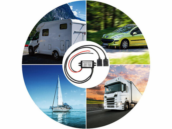 Convertisseur DC/DC 8 à 32V vers 5 V USB-A