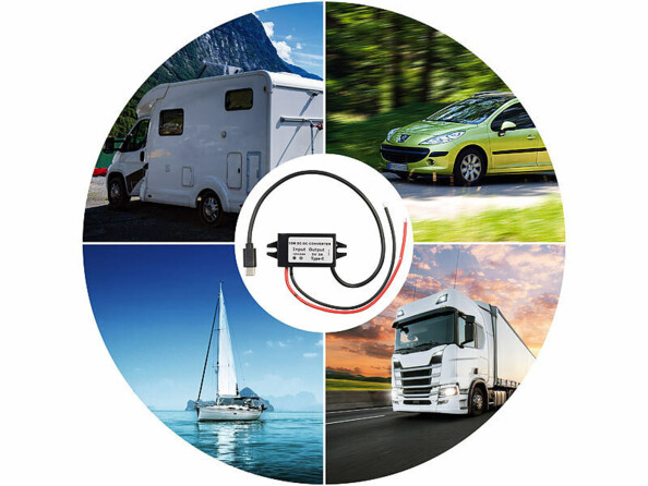 Convertisseur DC/DC 8 à 32V vers 5 V USB-C