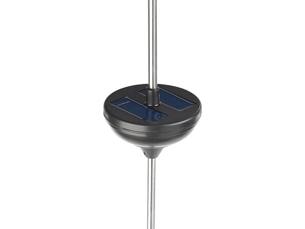 2 décorations lumineuses solaires à effet feu d'artifice - 120 LED - Blanc chaud