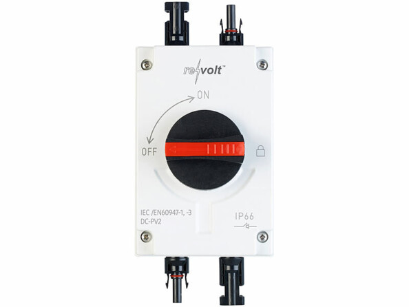 Interrupteur sectionneur DC 4 pôles compatible MC4