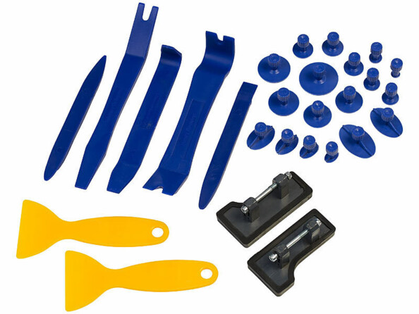 Kit de débosselage automobile KRS-11 avec pistolet à colle