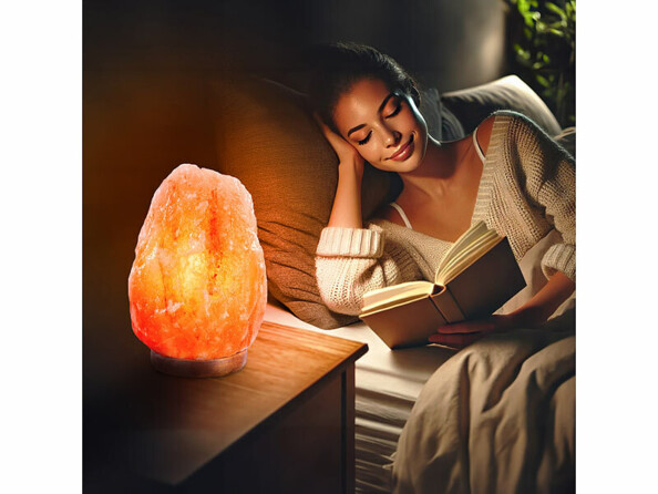 lampe cristaux de sel himalaya secteur