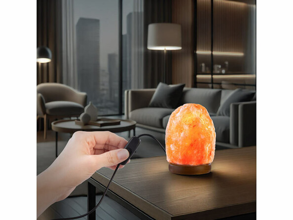lampe cristaux de sel USB