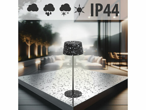 2 lampes de table rechargeables LED 150 lm avec intensité variable