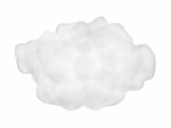 Lampe nuage LED RVB coton