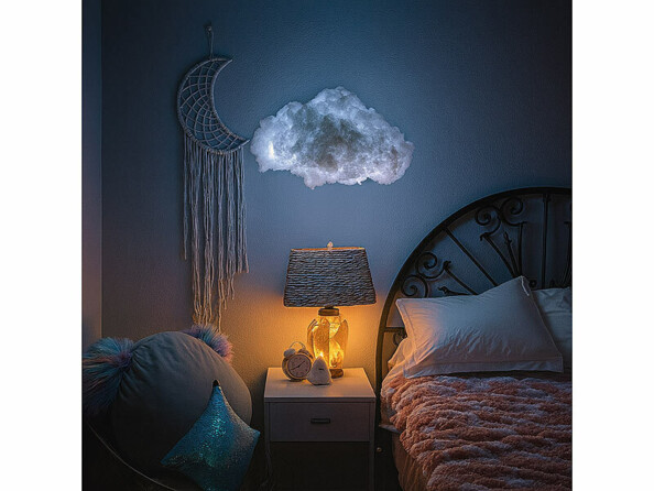 Lampe nuage LED télécommandé RVB à faire soi-même
