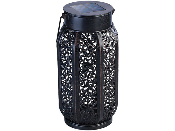 Lanterne solaire LED RVB CCT connectée et intelligente avec commandes vocales