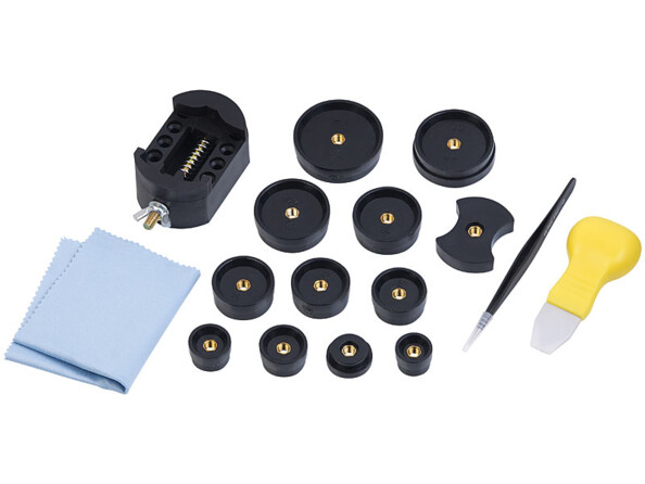 12 matrices avec support, ouvreur, pincette et chiffon de nettoyage