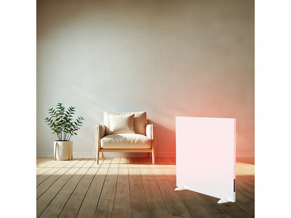 Panneau chauffant à infrarouge 550 W et convecteur connecté