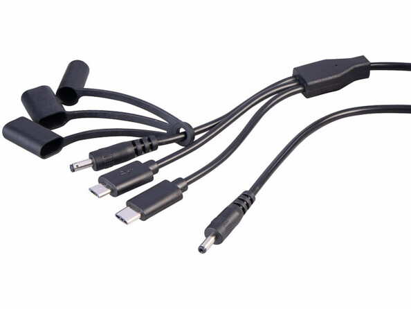 câble DC vers USB-C / DC et micro-USB