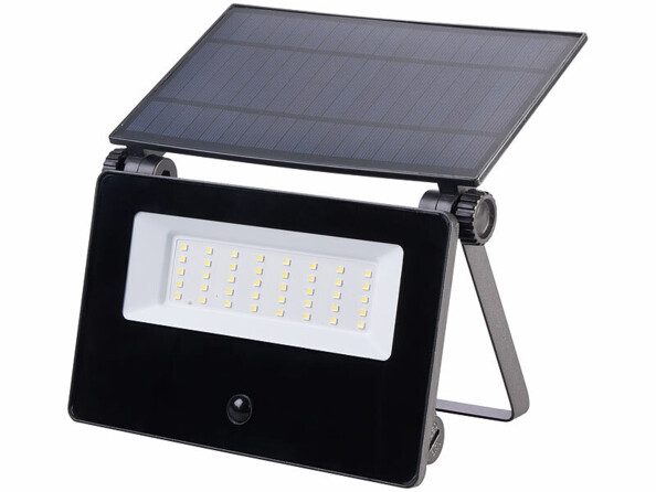 Projecteur LED solaire 1500 lm FTR-102 avec détecteur de mouvement