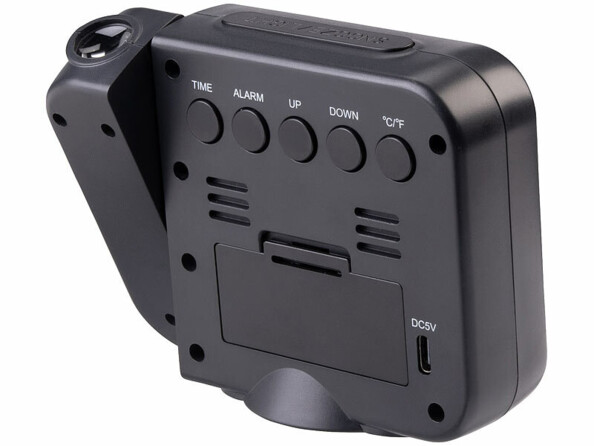 Réveil à projection avec thermomètre / hygromètre