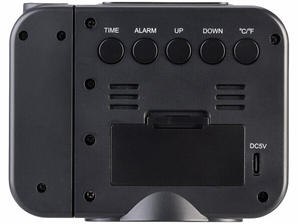 Réveil à projection avec thermomètre / hygromètre