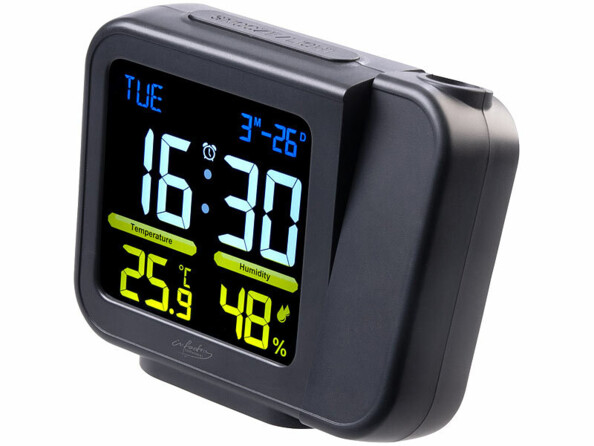 Réveil avec projecteur thermomètre / hygromètre