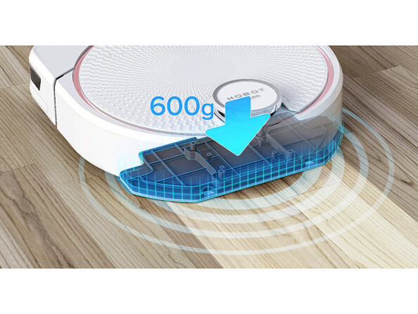 Robot aspirateur connecté PCR-9000.appPression de nettoyage de 600 g et fonction essuyage