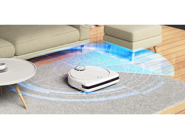 Robot aspirateur connecté PCR-9000.app Capteur lidar pour une Navigation intelligente