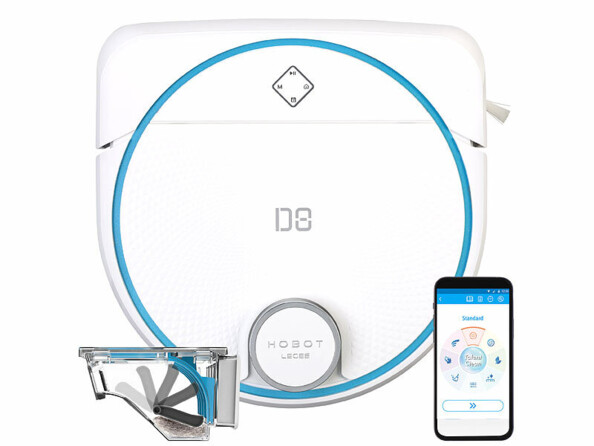 Robot aspirateur connecté PCR-9100.app avec capteur lidar