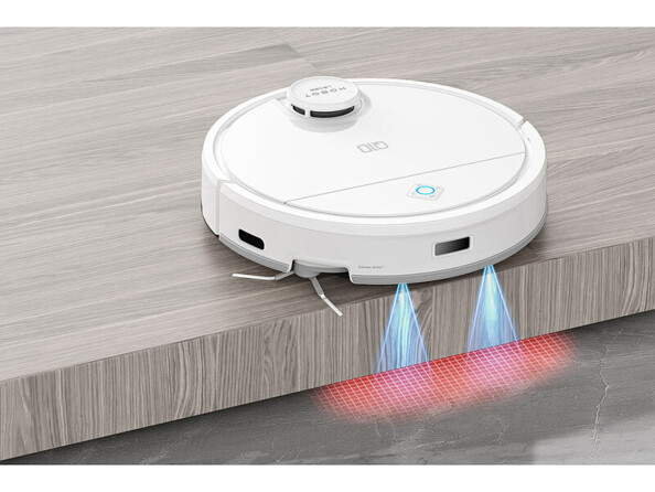 Robot aspirateur multiroom connecté PCR-9200 avec capteur lidar