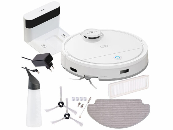 Robot aspirateur multiroom connecté PCR-9200 avec capteur lidar