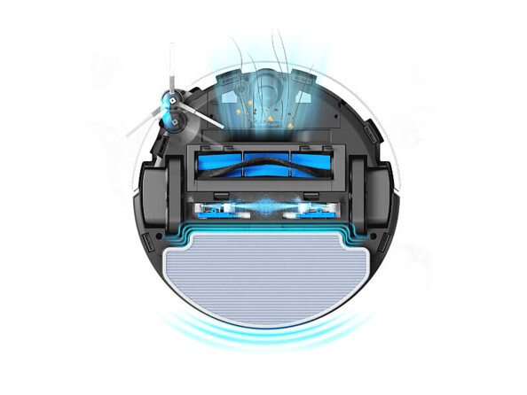 Robot aspirateur multiroom connecté PCR-9200 avec capteur lidar