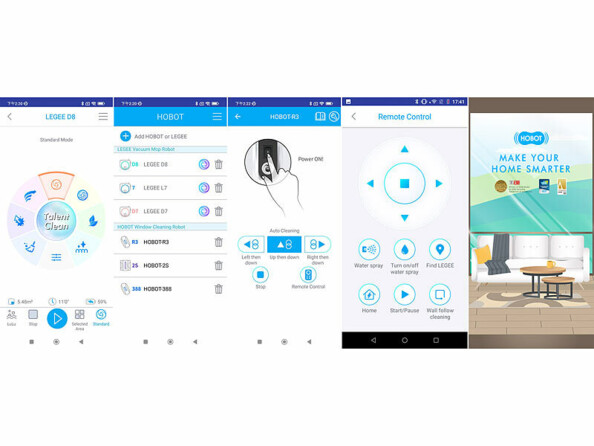 robot aspirateur connecté et son capteur laser lidar avec Application gratuite pour iOS et Android