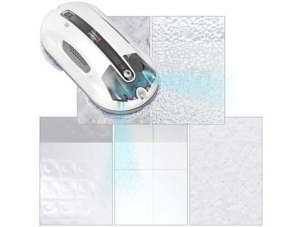 Robot nettoyeur de vitres connecté PR-400 avec double pulvérisation