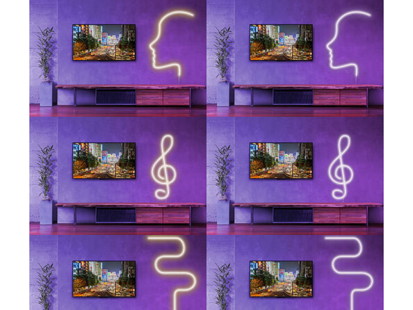 Ruban lumineux étanche connecté 5 m avec LED néon CCT