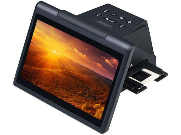 Scanner photo diapositives et négatifs 22Mpx avec écran 7" SD-1800