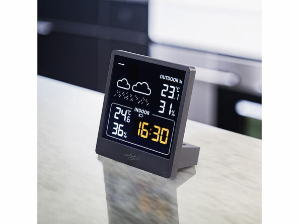 Station météo avec écran VA et capteur extérieur sans fil