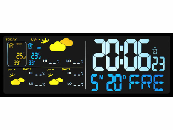 Station météo connectée FWS-1205 avec capteur extérieur
