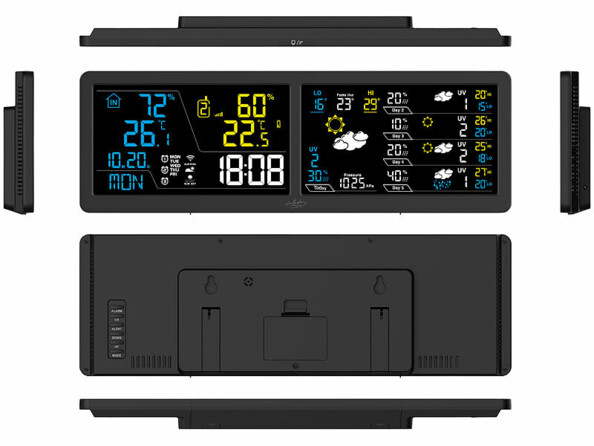Station météo connectée FWS-750.app avec capteur extérieur