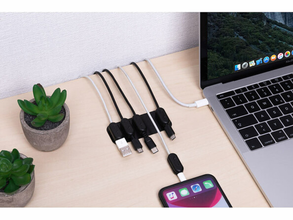 Support magnétique pour câbles