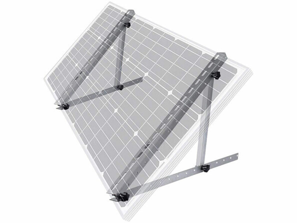 Support réglable en aluminium pour panneau solaire