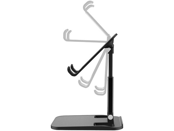 Possibilité d'orientation de la plaque support pour appareil mobile imagée