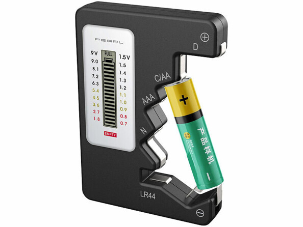 Testeur de piles avec écran LCD