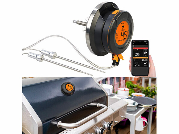 Thermomètre connecté pour barbecue