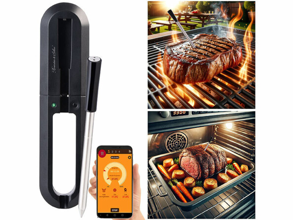 Thermomètre de cuisson connecté sans fil