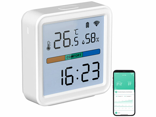 Thermomètre et hygromètre connecté