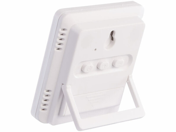 Thermomètre hygromètre avec écran couleur et réveil