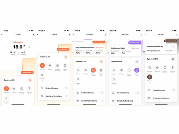 Pour effectuer les réglages du thermostat à distance via votre smartphone ou votre tablette lorsque vous n’êtes pas chez vous, téléchargez l’application ELESION et couplez au préalable le thermostat secteur à votre appareil mobile via wifi