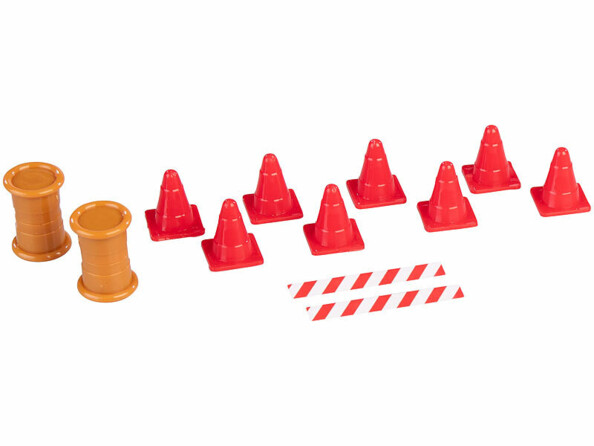 8 pylônes, 4 tonneaux pour la voiture