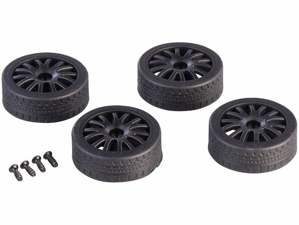 4 pneus de rechange pour la voiture