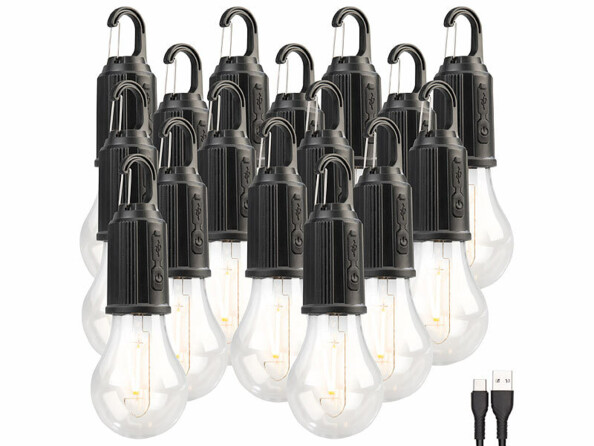 16 ampoules LED rechargeables de la marque Lunartec