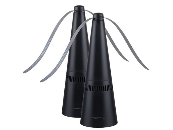 Pack de 2 pièges à insectes avec pales rotatives et mode d'emploi en français