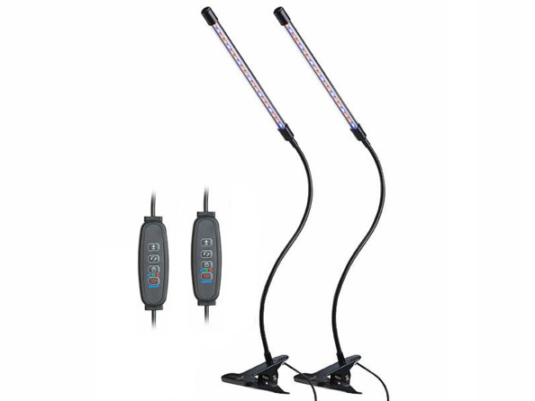 Pack de 2 lampes horticoles LED PL-350 avec boîtier de commande