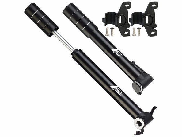 2 pompes multi-valves pour pneus de vélo de la marque AGT
