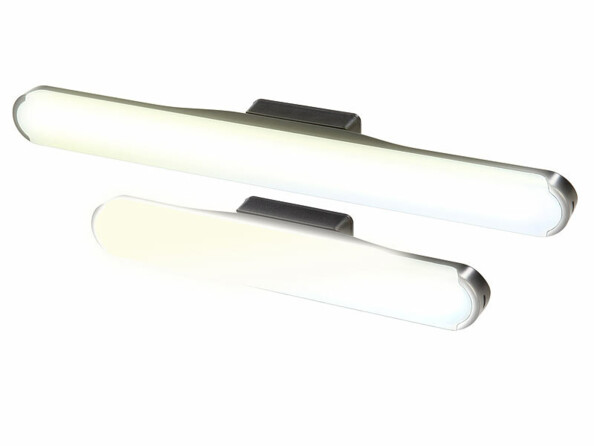 2 lampes de lecture LED murales 180 / 260 lm à intensité variable sur batterie en 2 tailles