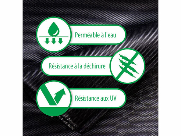 2 films anti mauvaise herbes 10 m² perméables